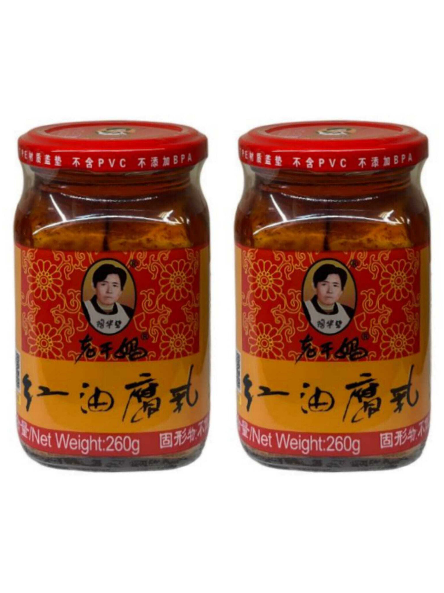 Тофу Lao Gan Ma с красным маслом, 260 г, 2 шт