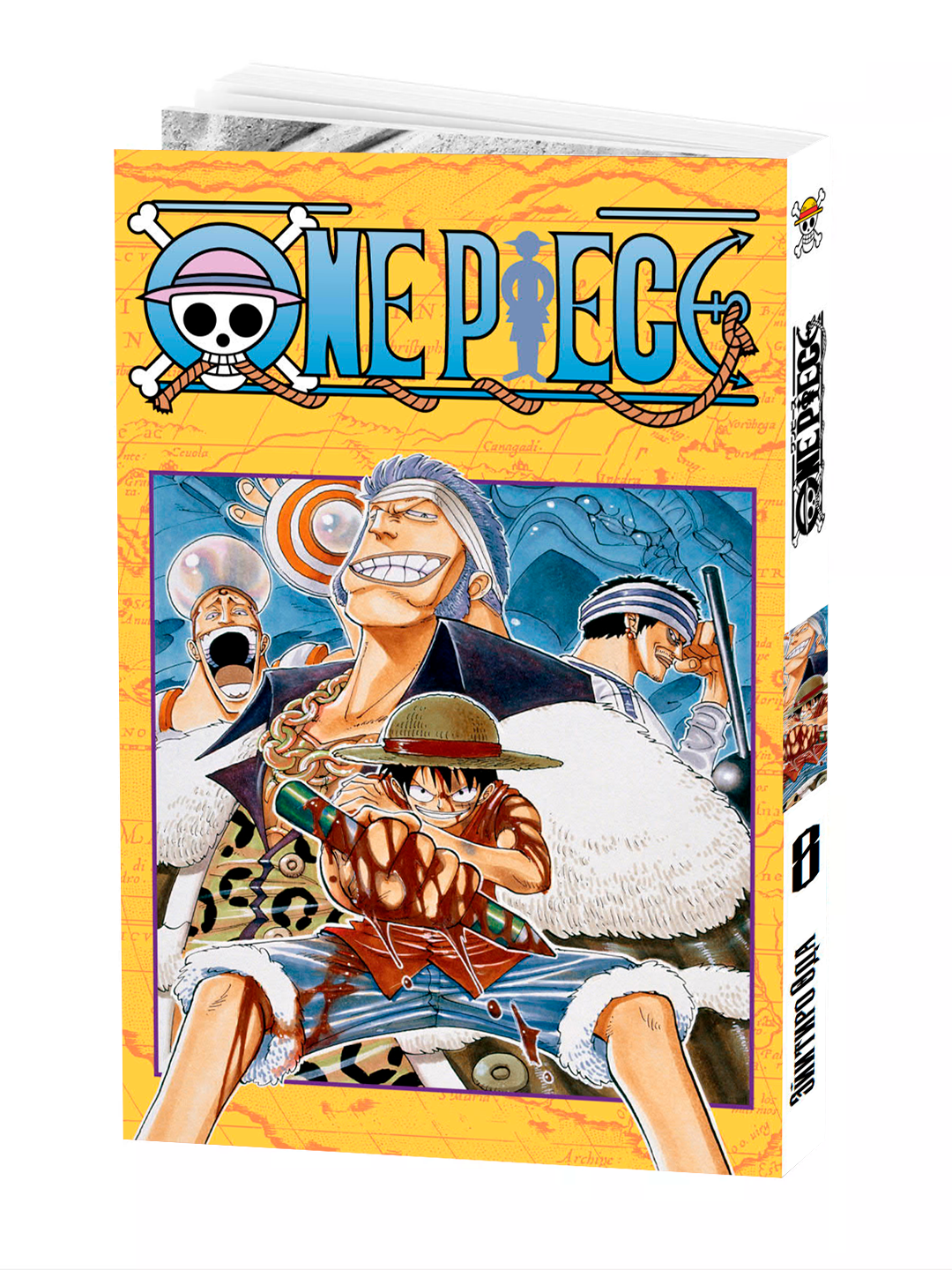 Манга One Piece, Большой куш, 8 том, Oдa Э, мягкий переплет.