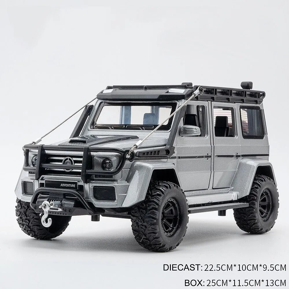 Машинка 1/24 "Mercedes-Benz G550 4X4", металлическая, игрушка