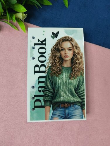 Изображение товара Сменный блок листов ежедневника А6+ Шарлотта, на 6 колец, недатированный, ламинированная обложка