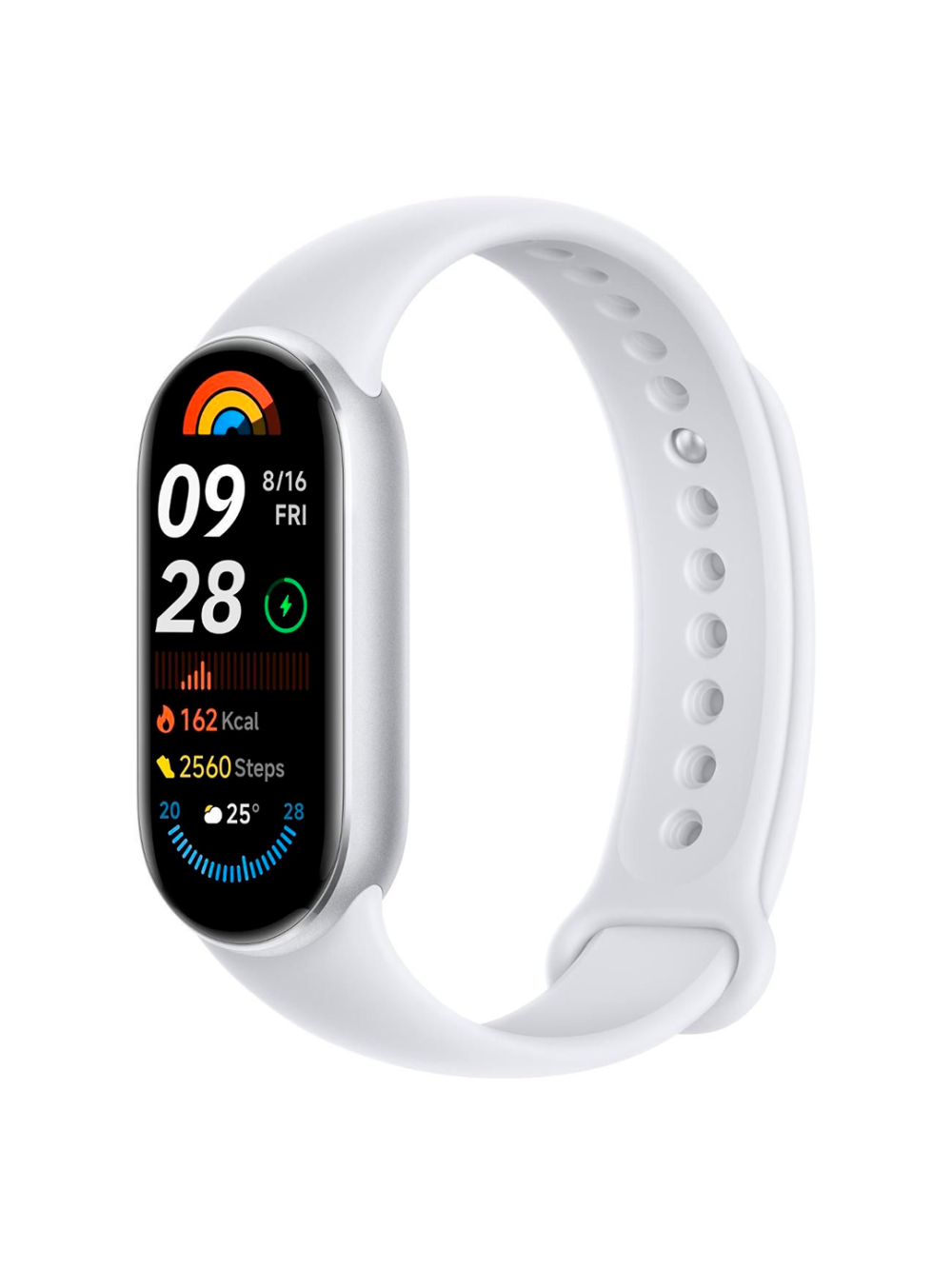 Умный фитнес браслет часы Xiaomi Smart Mi Band 9 Global Glacier Silver