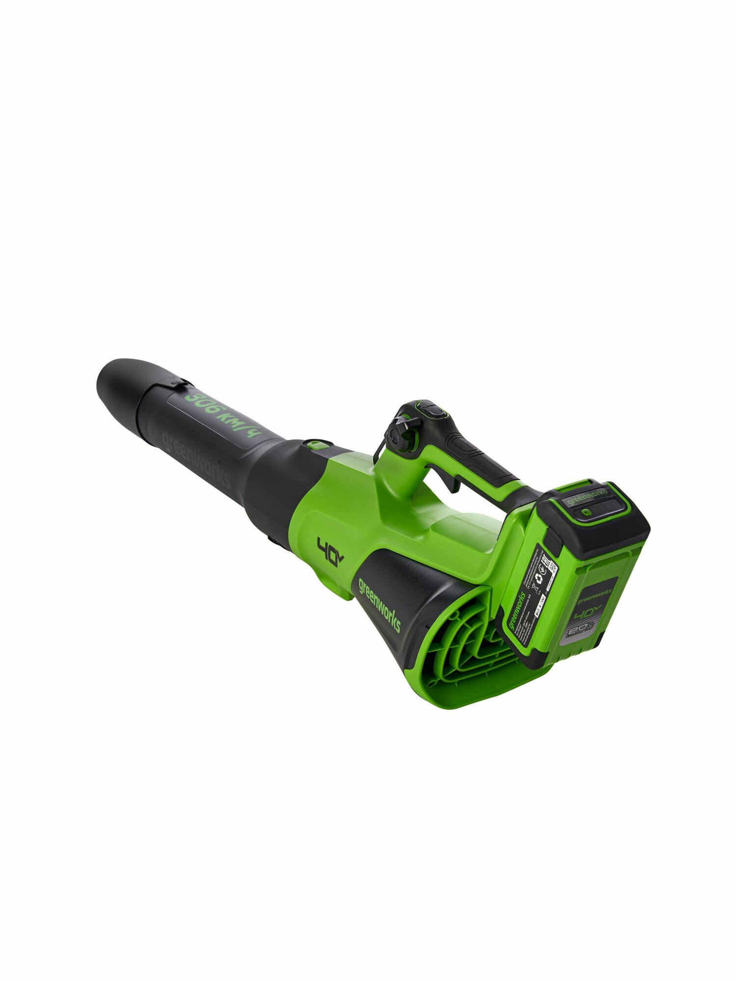 Воздуходувка садовая Greenworks GD40BG3 2408207UB 40V АКБ 4Ач и ЗУ