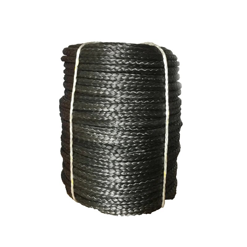 3 мм X 25 м синтетический трос из UHMWPE для буксировки, автомобильные аксессуары для внедорожников, ATV и UTV, серый