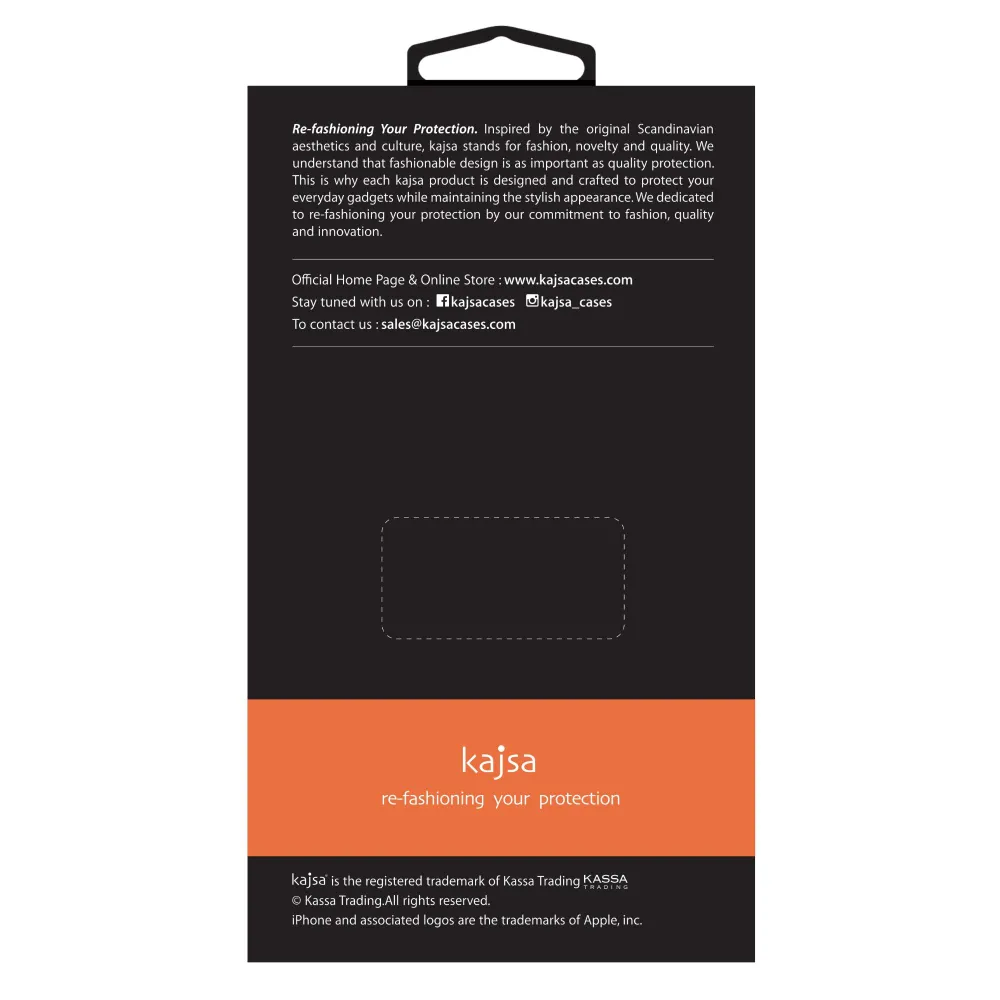 Чехол Kajsa для iPhone 13 Pro Max, натуральная кожа, ударопрочный — фото 1