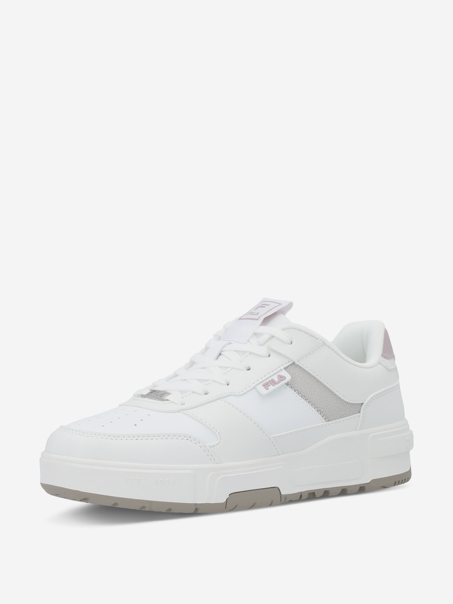 Кеды Fila повседневные, размер 42, белый/розовый — фото 1