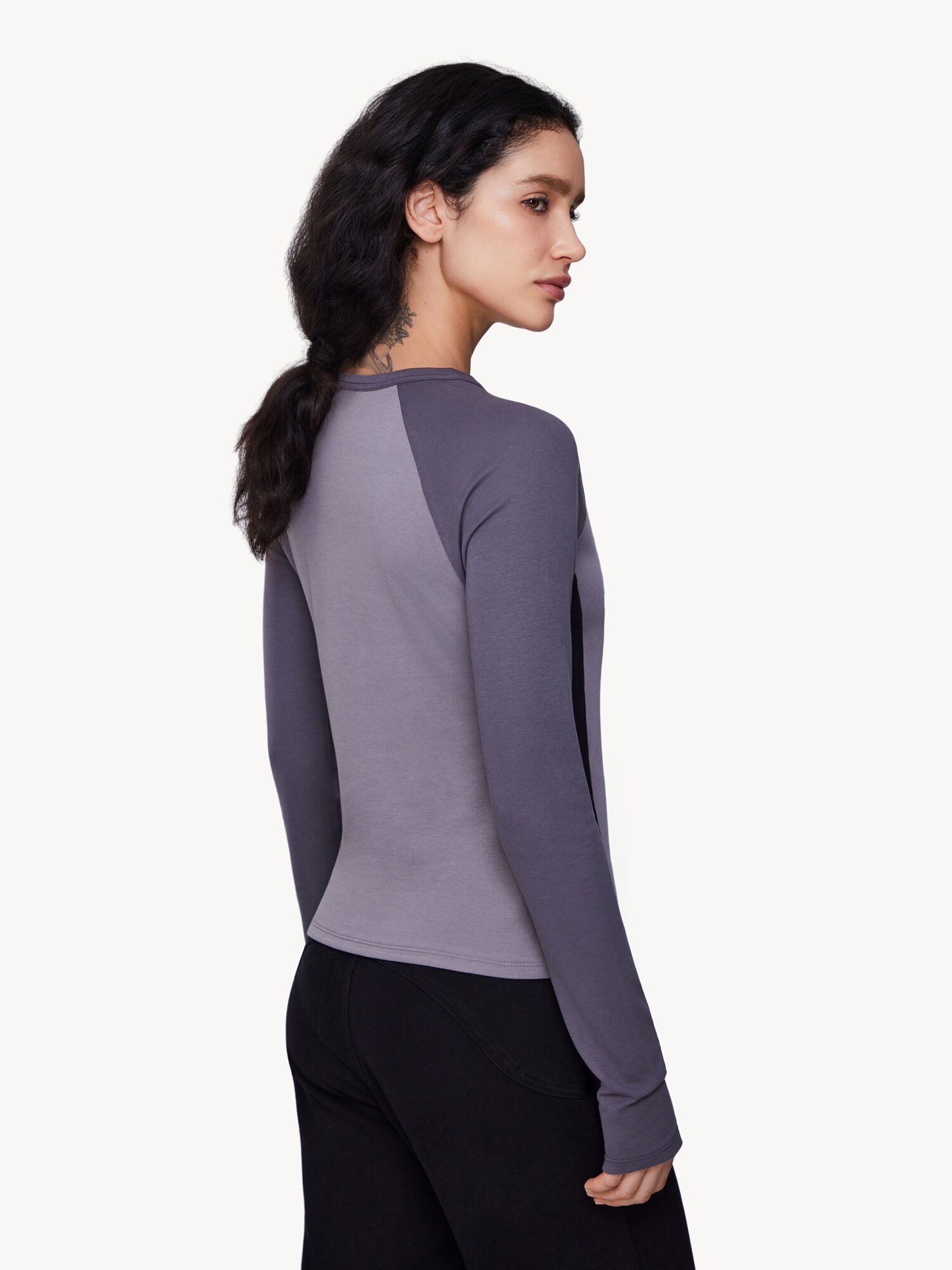 Лонгслив MUTED, размер XXS, , темно-серый — фото 1