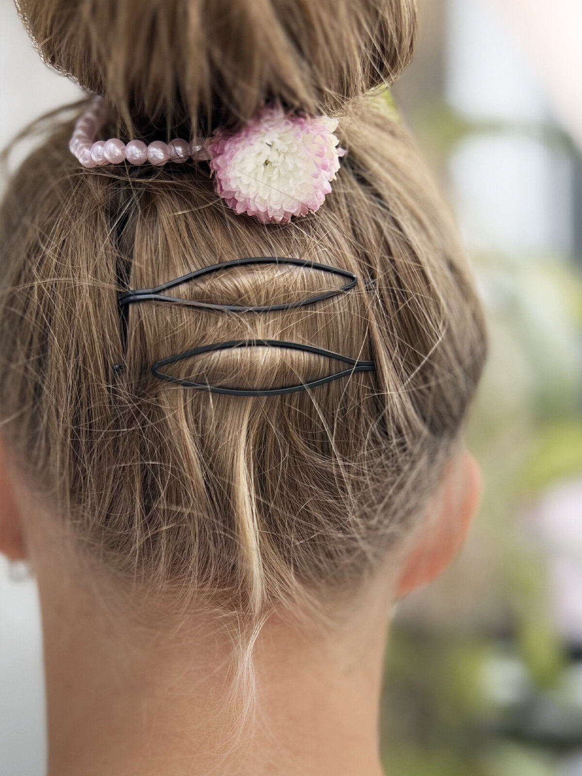 Набор невидимки LovelyHeirstyle "Черный кристалл", металл, 7 см, 6 шт — фото 1