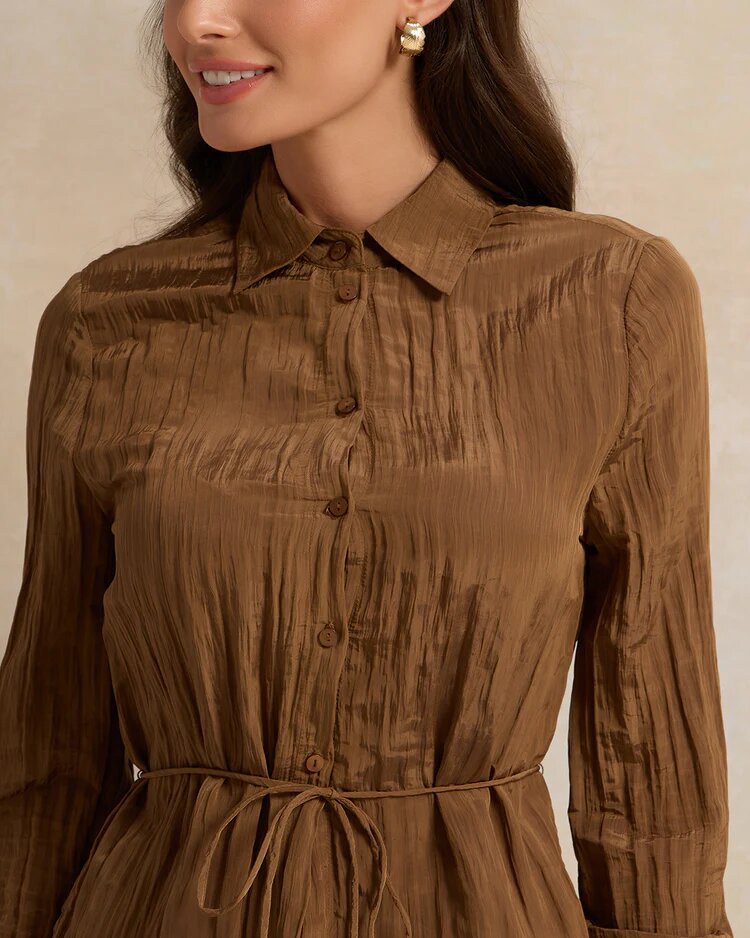 Блуза REDTAG, размер 10, коричневый — фото 1