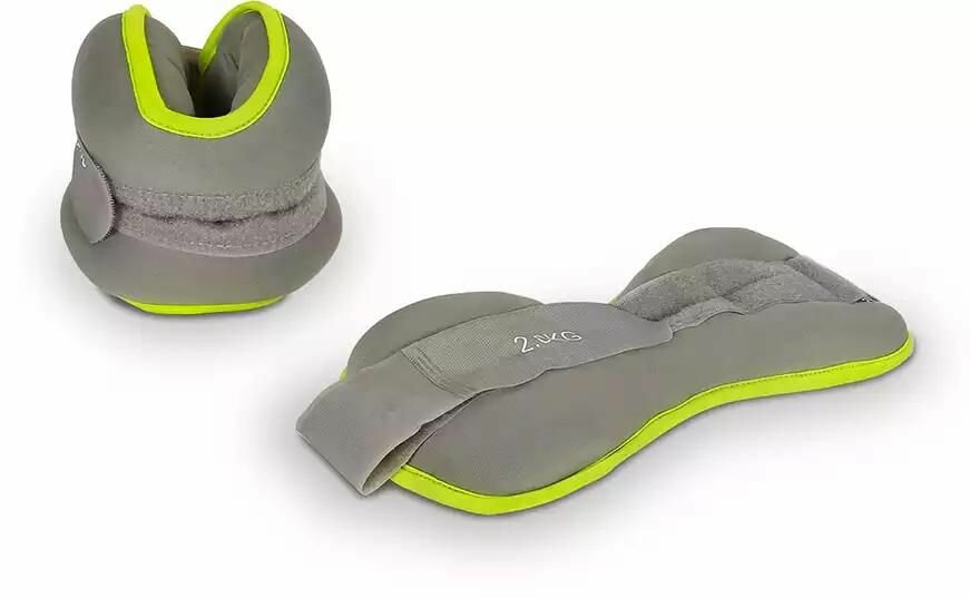 Утяжелители КНР 2х2 кг, фиксация на липучках, с наполнителем из металлического песка