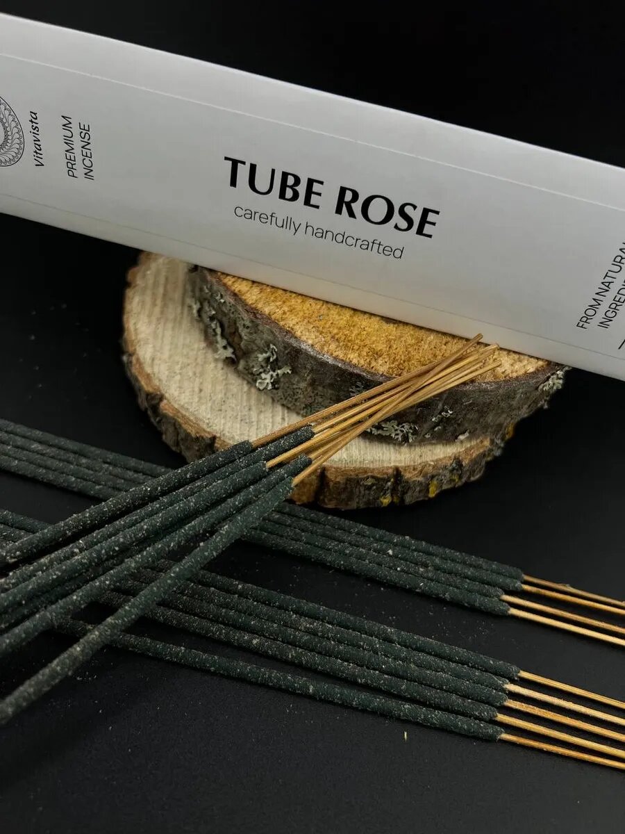 Благовония палочки AROMA MOOD Тубероза, Премиум аромапалочки, для релаксации — фото 1