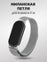 Металлический ремешок для Mi Band 8/9/10, браслет на часы, серебр...