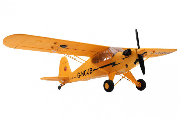 Радиоуправляемый самолёт WL Toys XK A160, жёлтый, 4 канала, 100 м — фото 1