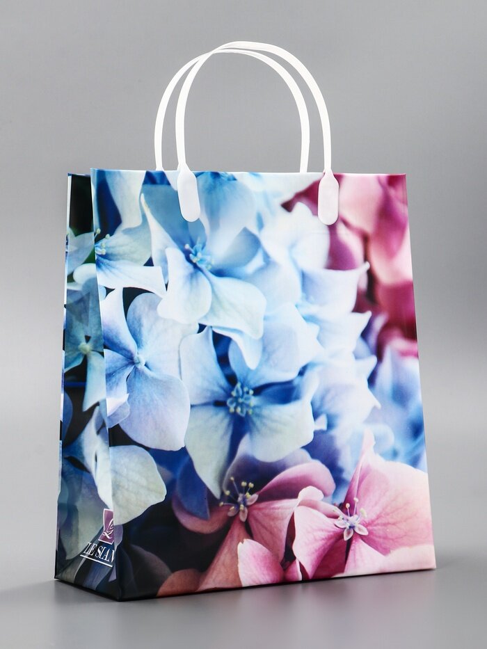 Пакет "Безупречные цветы" мягкий пластик 26 х 23 см 110 мкм