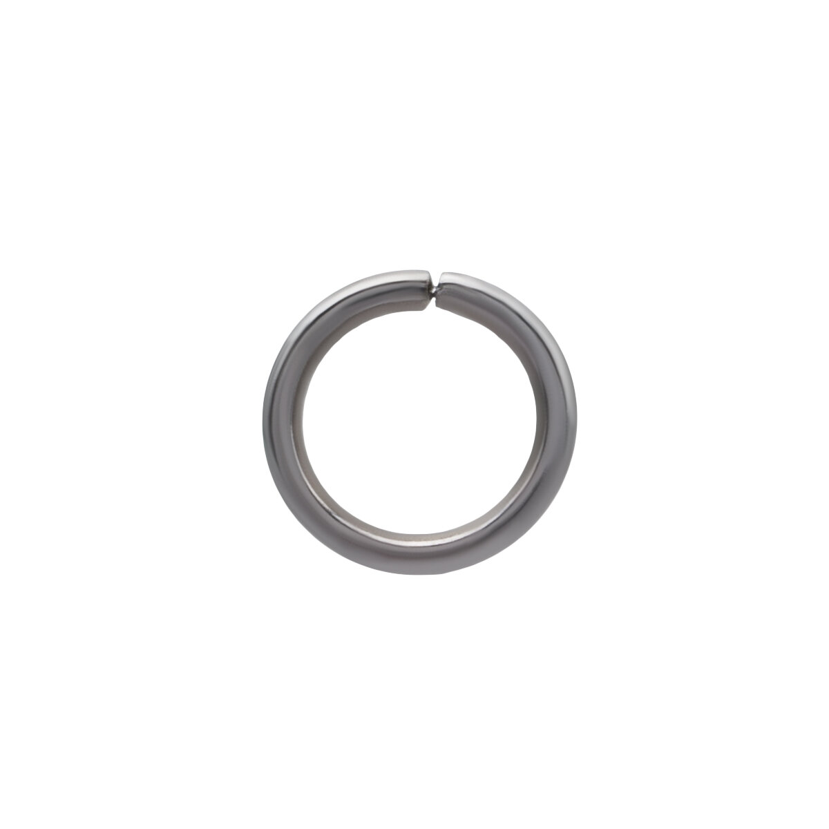 Кольцо соединительное для бижутерии, 0,8*7 мм, 30 шт, Astra&Craft (черный никель)