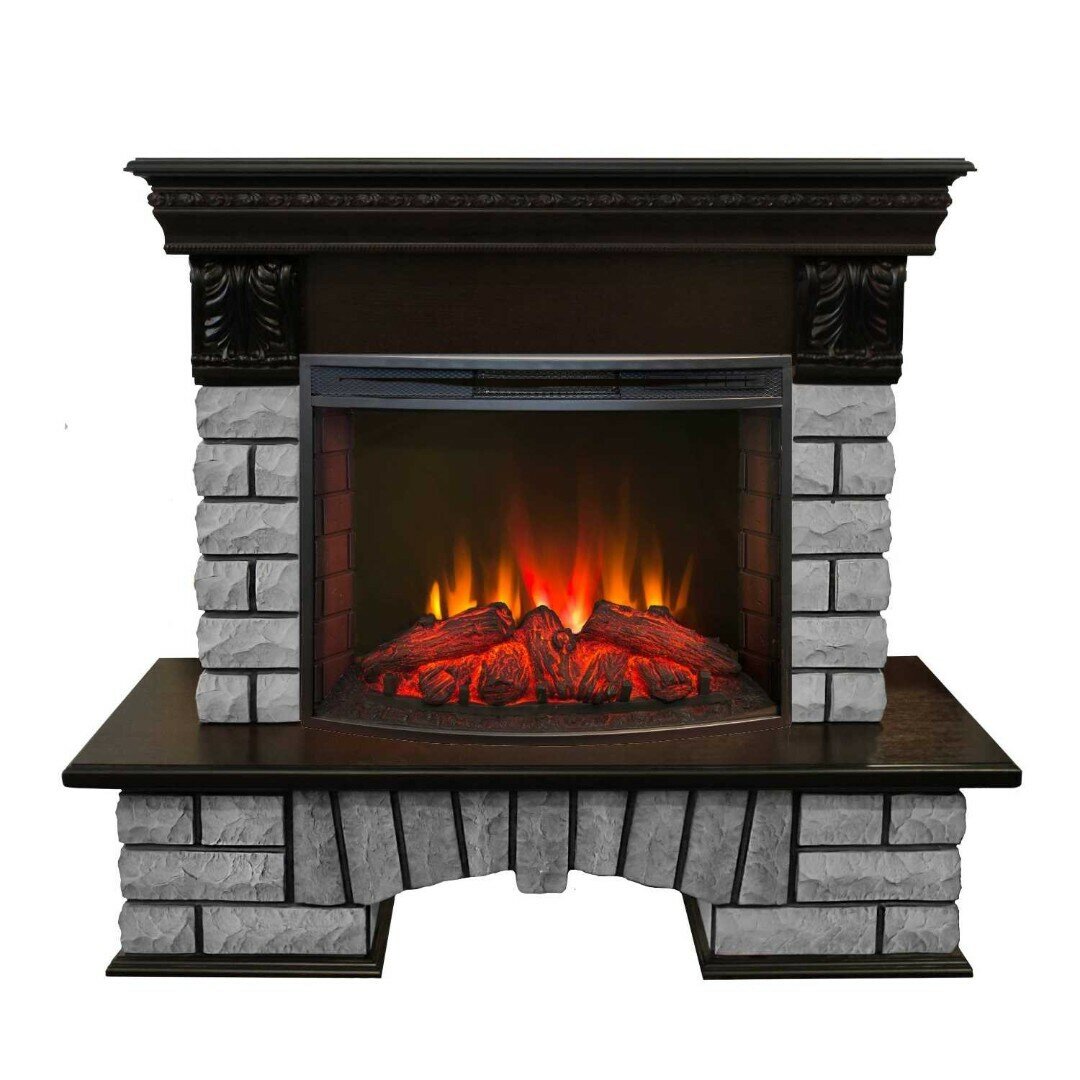 Электрокамин RealFlame Country Lux Rock 25 AO с Evrika 255