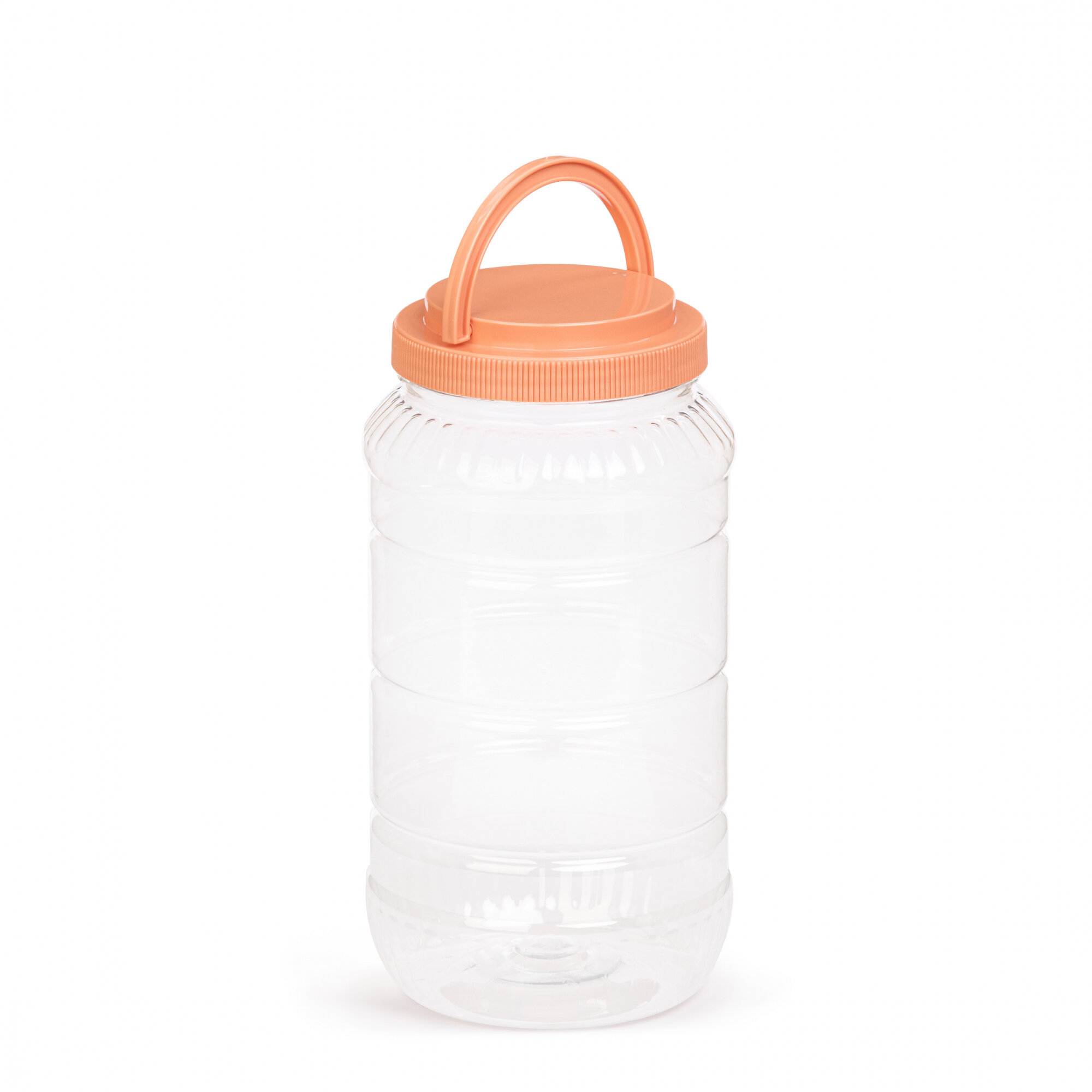 4 x Ёмкость с ручкой 3л. ПЭТ М957 Полиэтилентерефталат альтернатива (Комплект из 4 штук)