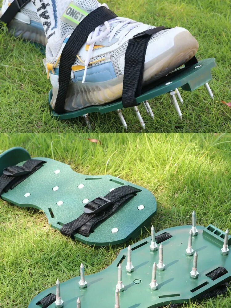 Мокроступы игольчатые для наливного пола газона краскоступ подошва 40мм 2шт