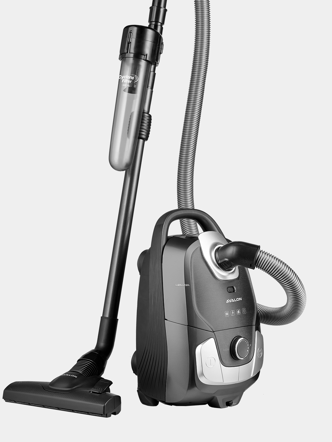 Пылесос AVALON AVL-VCB2055 G, мощность 2000 Вт, фильтр HEPA+MIF мешковой — фото 1