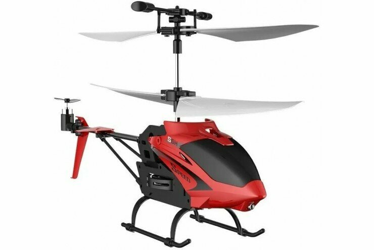 Радиоуправляемый вертолет Syma S5H BLACK, с гироскопом, пультом 2.4 ГГц, USB-зарядкой