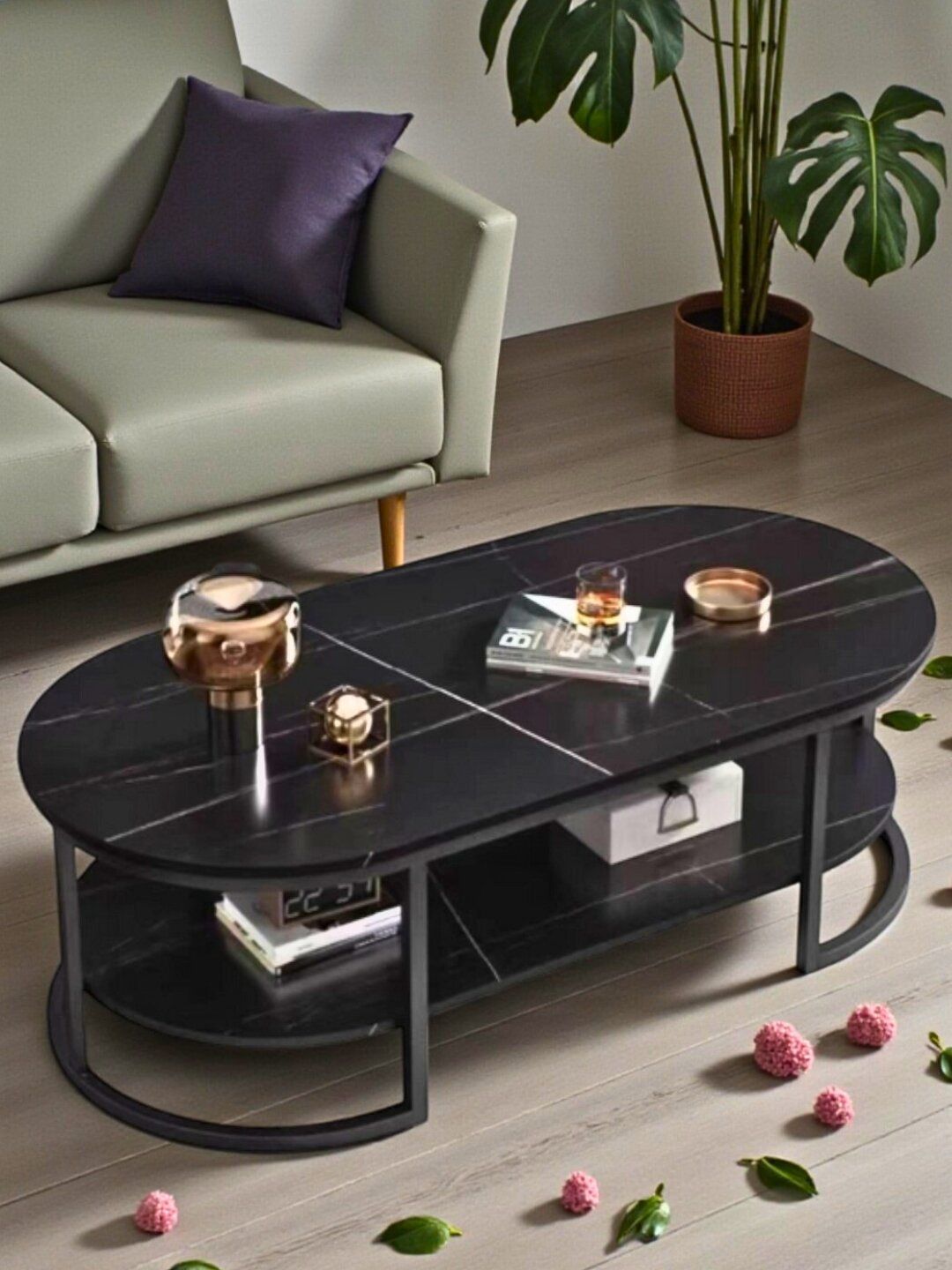 Комнатный журнальный стол, кофейный, складной, минималистичный, обеденный журнальный столик