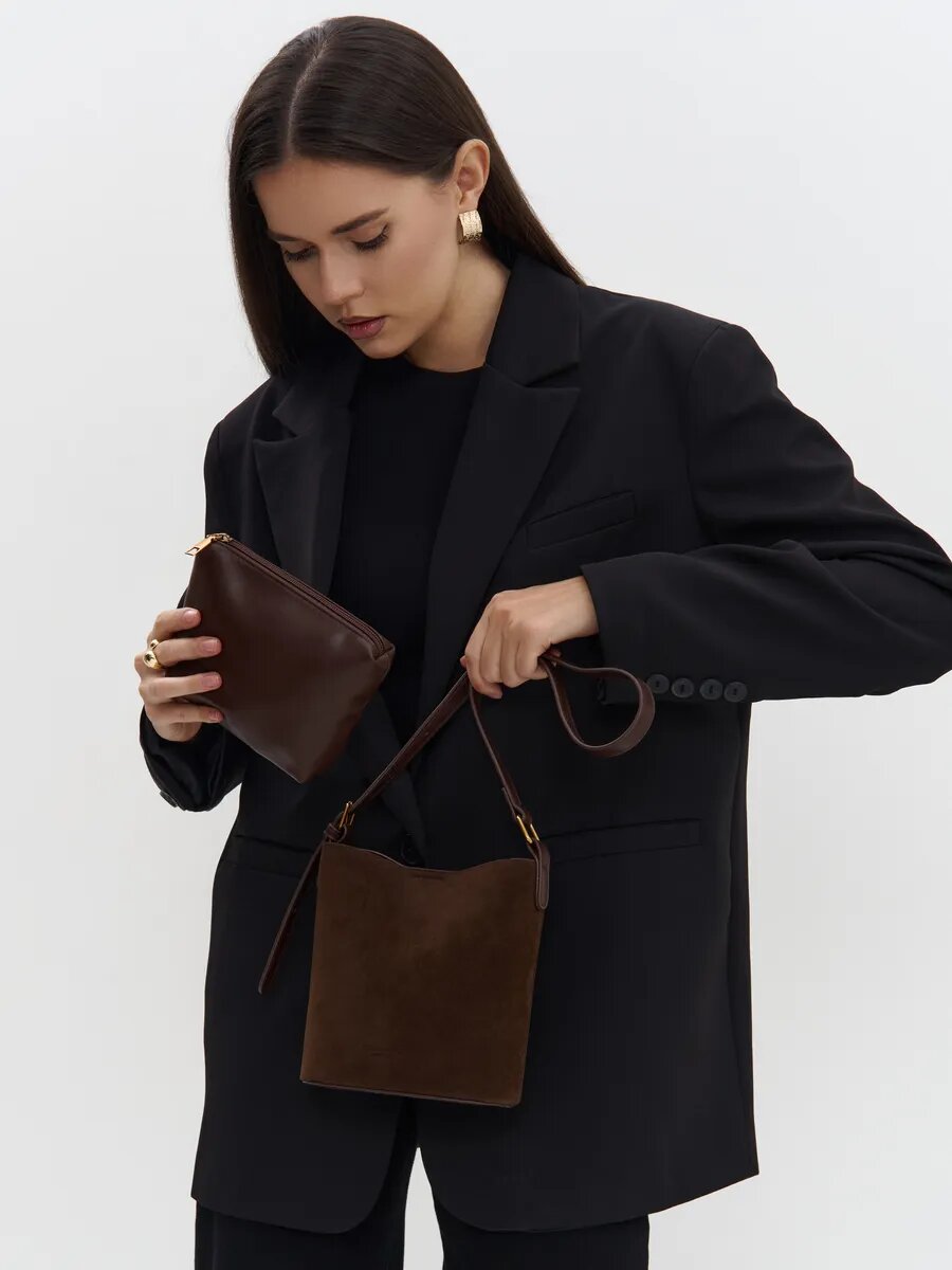 Сумка кросс-боди OSA MINUA, коричневый — фото 1