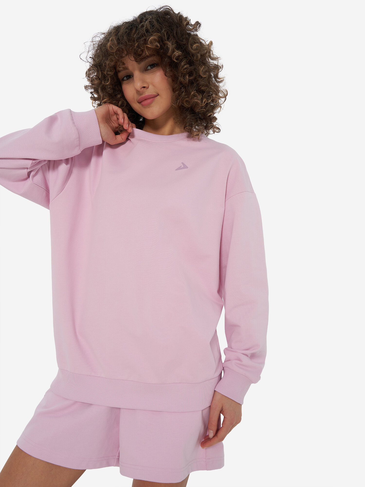 Свитшот Demix, размер 46-48, , светло-розовый — фото 1