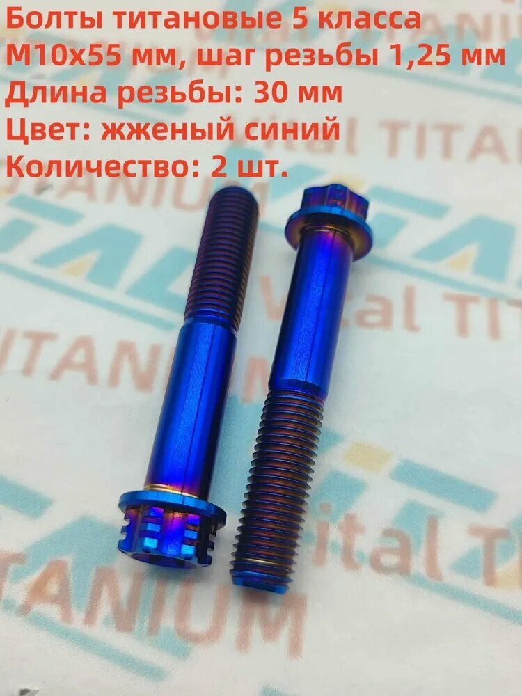 Болт 55 мм, 2 шт.