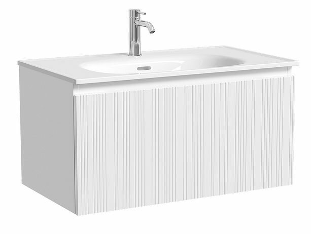 Тумба с раковиной Sancos Code 80 белая раковина Sabo 80 CN13002
