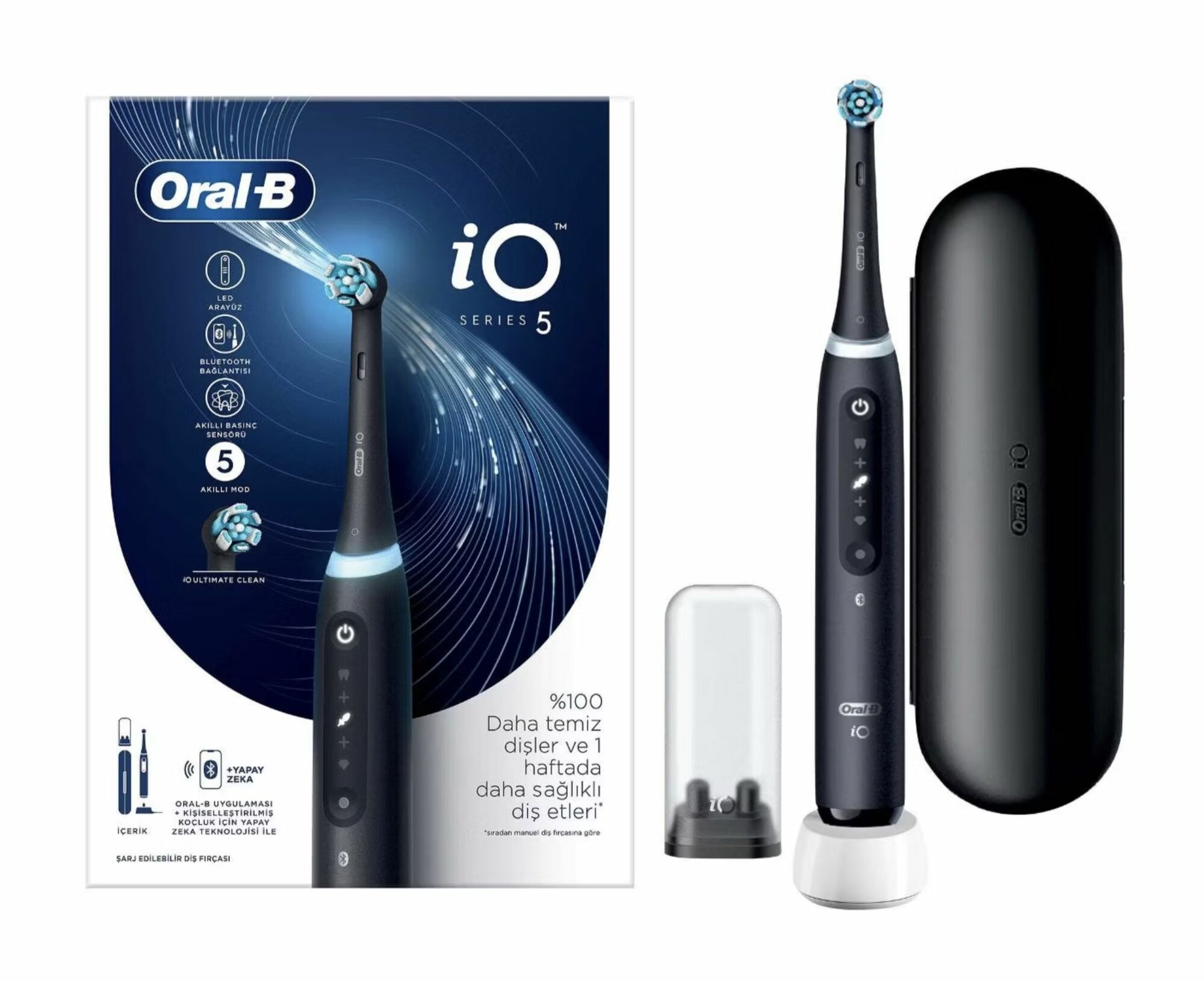 Электрическая зубная щетка ORAL-B IO5 черный