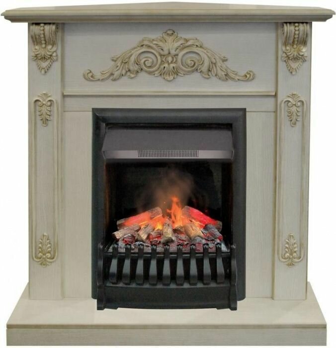 Электрокамин RealFlame Anita corner WT (g) с Oregan 3D