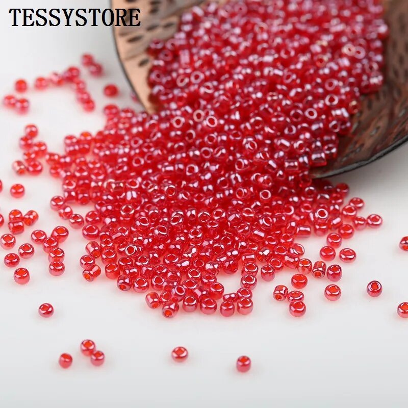 Стеклянные бусины TESSYSTORE прозрачные 2 мм 1000 шт, A444