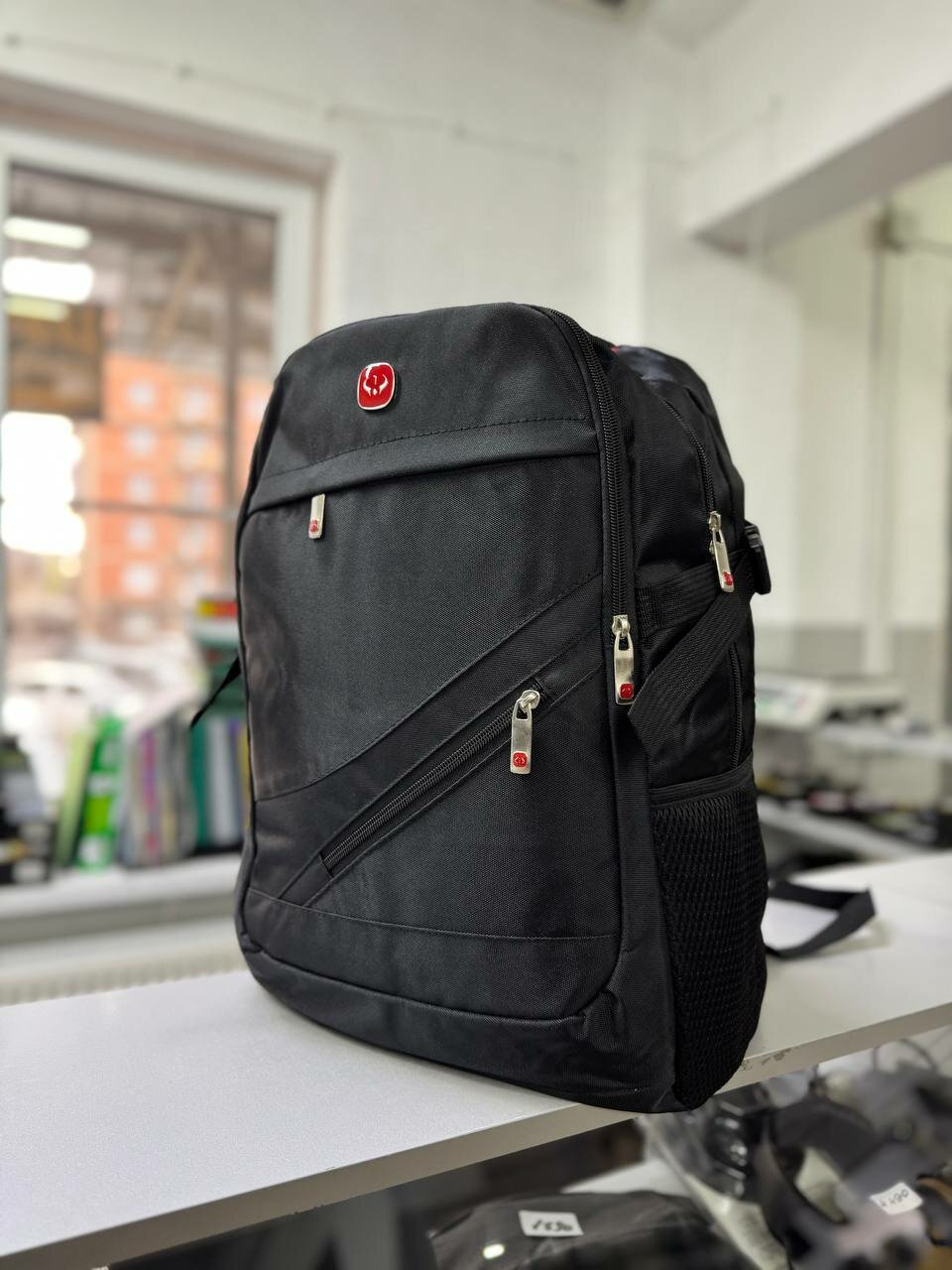 Городской рюкзак чёрный — фото 1