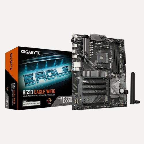 Изображение товара Материнская плата Gigabyte B550 EAGLE WIFI6, AM4, AMD B550, ATX, RTL (B550 EAGLE WIFI6)