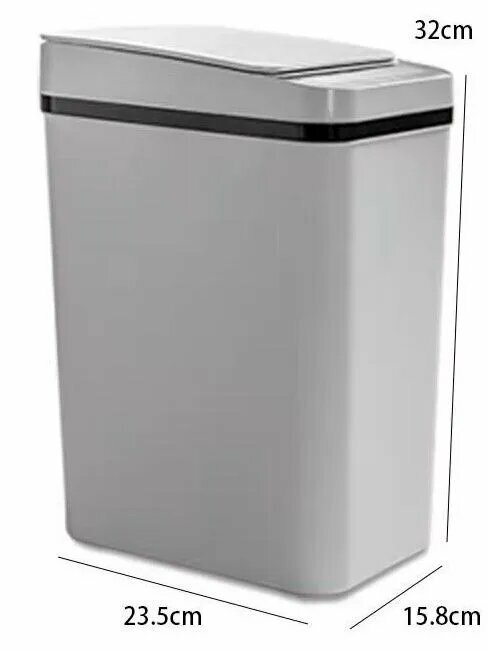 Картинки Мусорное ведро Xiaomi, 12 литров, индуктивное открытие, белое