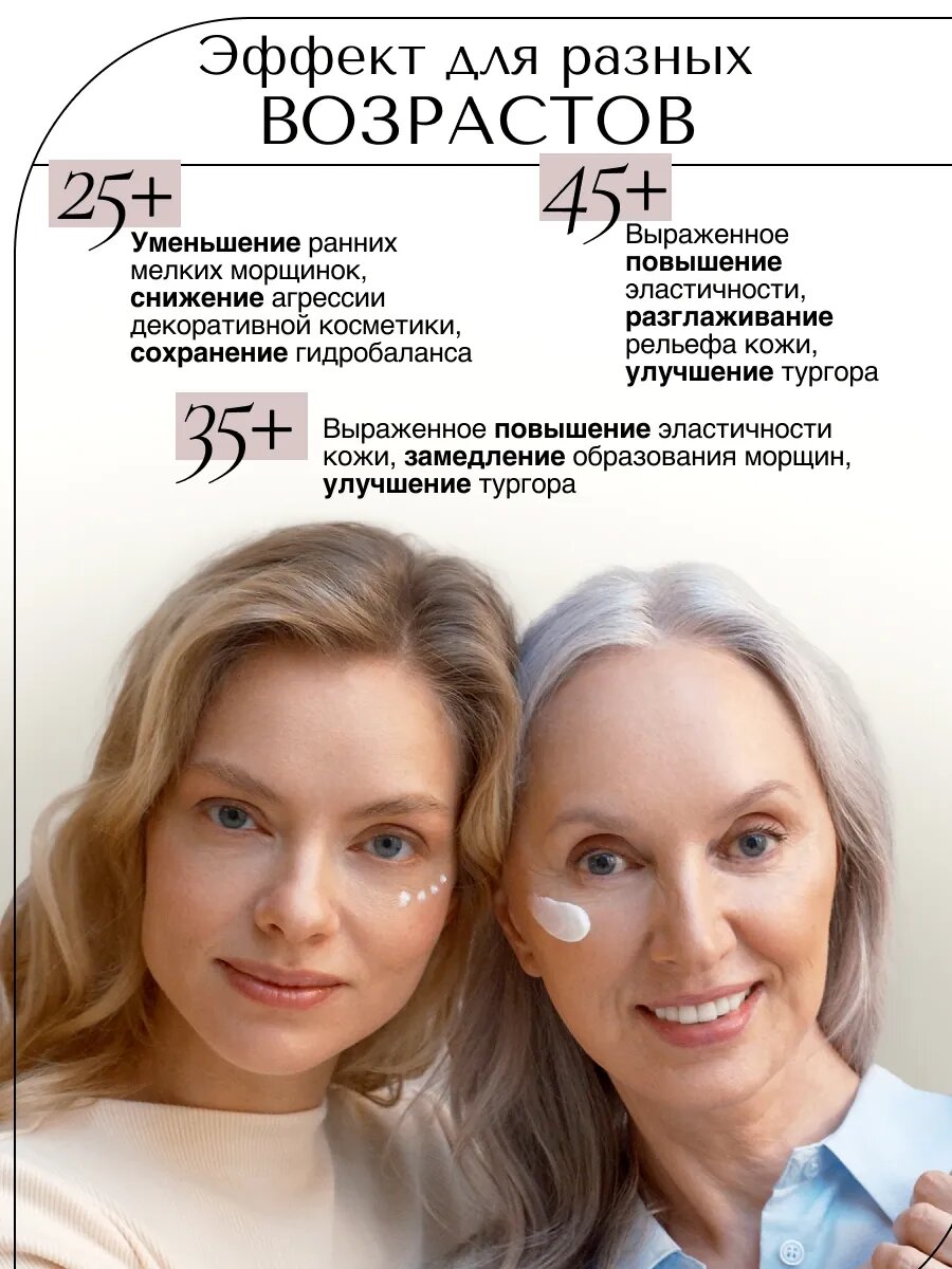 Увлажняющий лифтинг-крем для лица с коллагеном, 50 мл — фото 1