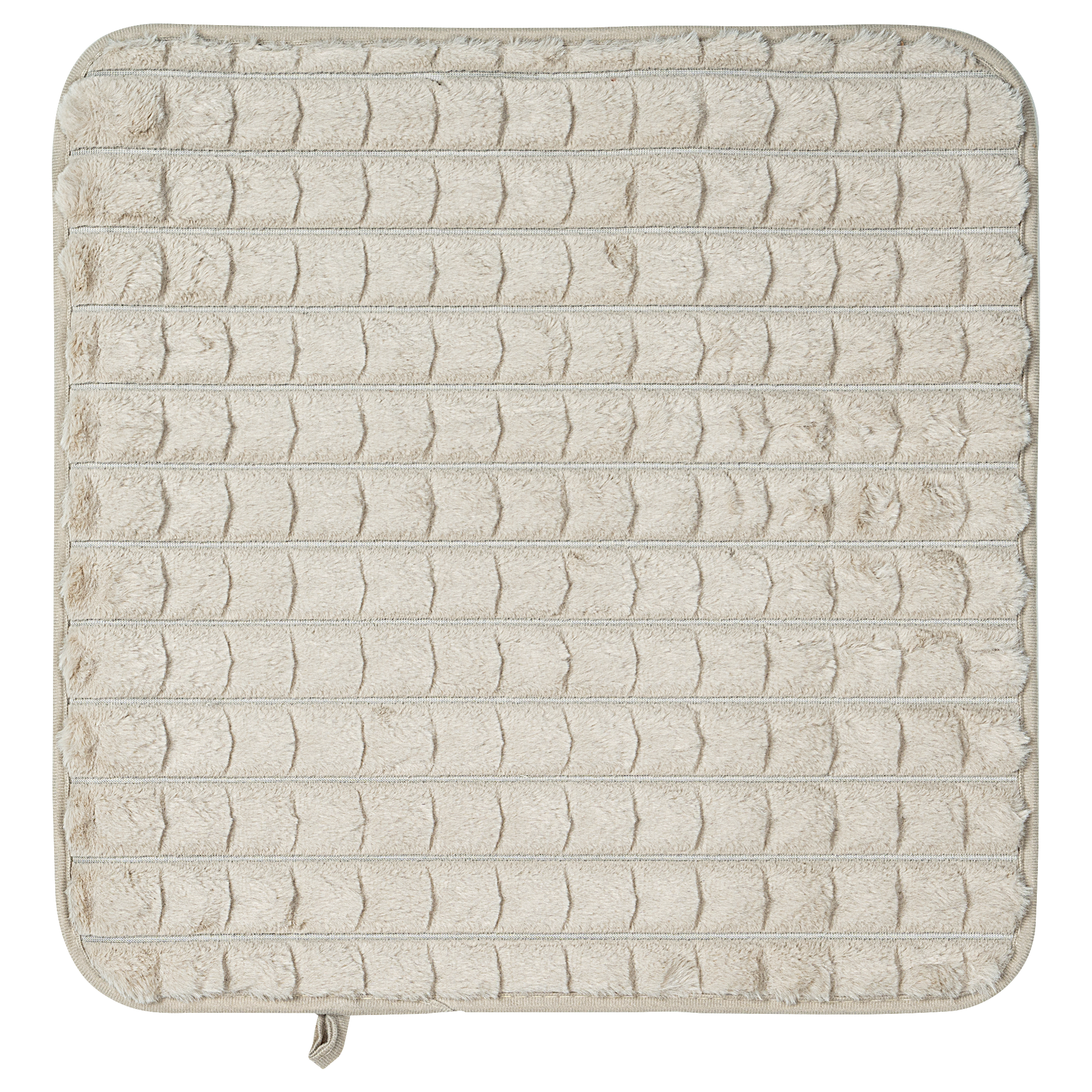 Коврик для туалета Vidage Лейте 50x50 см цвет бежевый