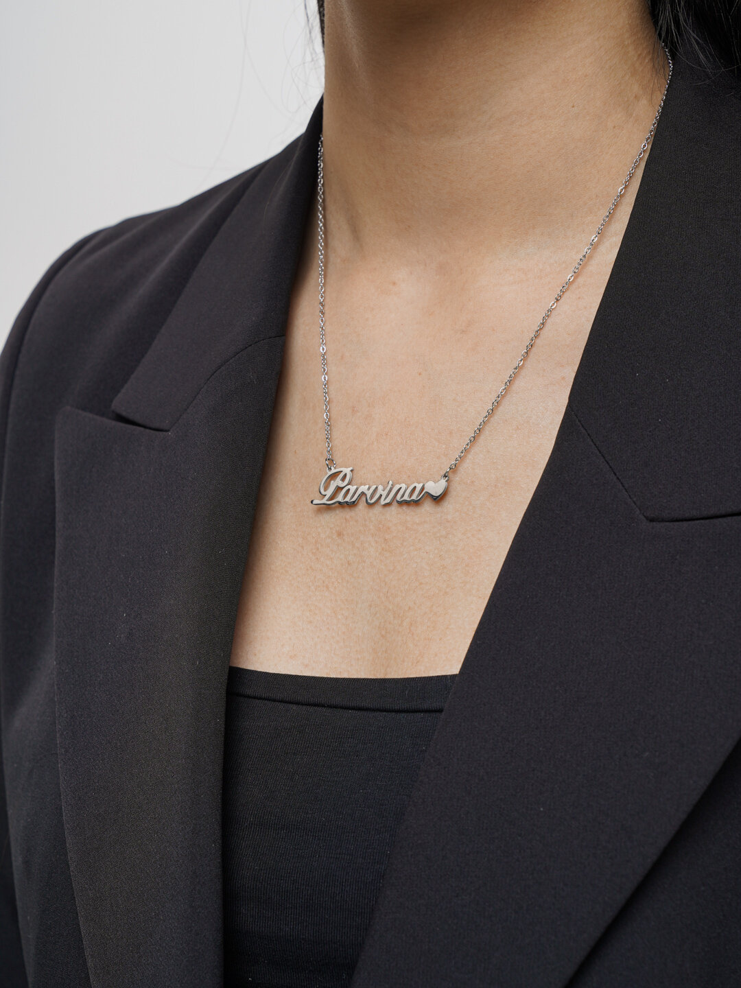 Цепь, 1 шт., длина 50 см, серебряный — фото 1