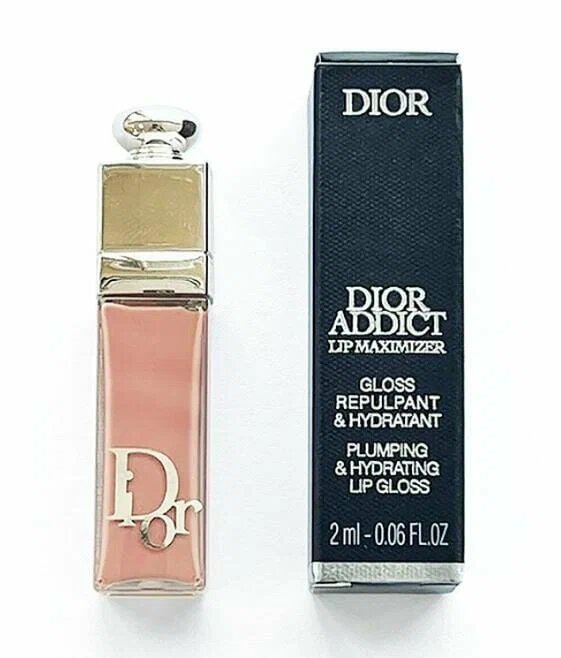 DIOR Addict Lip Maximizer Блеск-плампер для губ 2ml мини тон 001 - Pink Розовый — фото 1