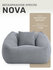 Кресло-мешок Нова Laavi Home, размер XXXХХL, вельвет, синий океан