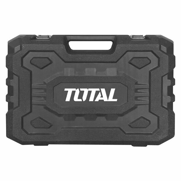 Отбойный молоток TOTAL TH2130016, 1300Вт, 20Дж, антивибрационный, с кейсом — фото 1