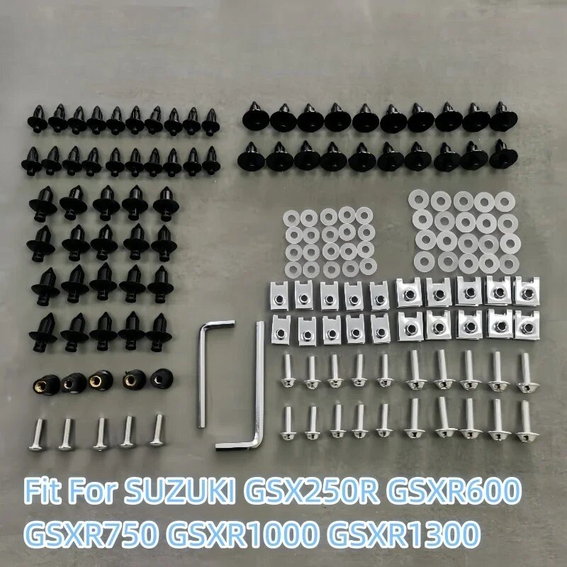 Комплект болтов для кузова, винты, пригодные для SUZUKI GSX250R GSXR600 GSXR750 GSXR1000 GSXR1300