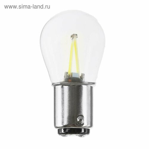 фото Автолампа светодиодная p21/5w, 1.5 вт, 4 cob, 12 в