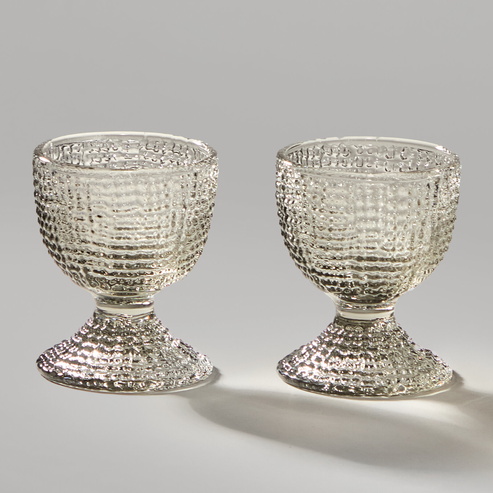 Набор подставок под яйцо 355-381 tempo grey 2 шт. 5,5х5,5х6 см