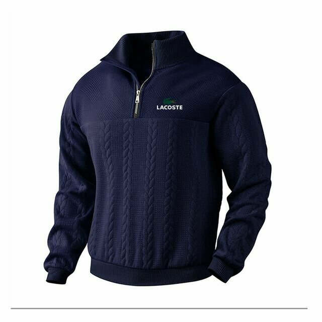Толстовка спортивная LACOSTE, размер L, , черный, Черный