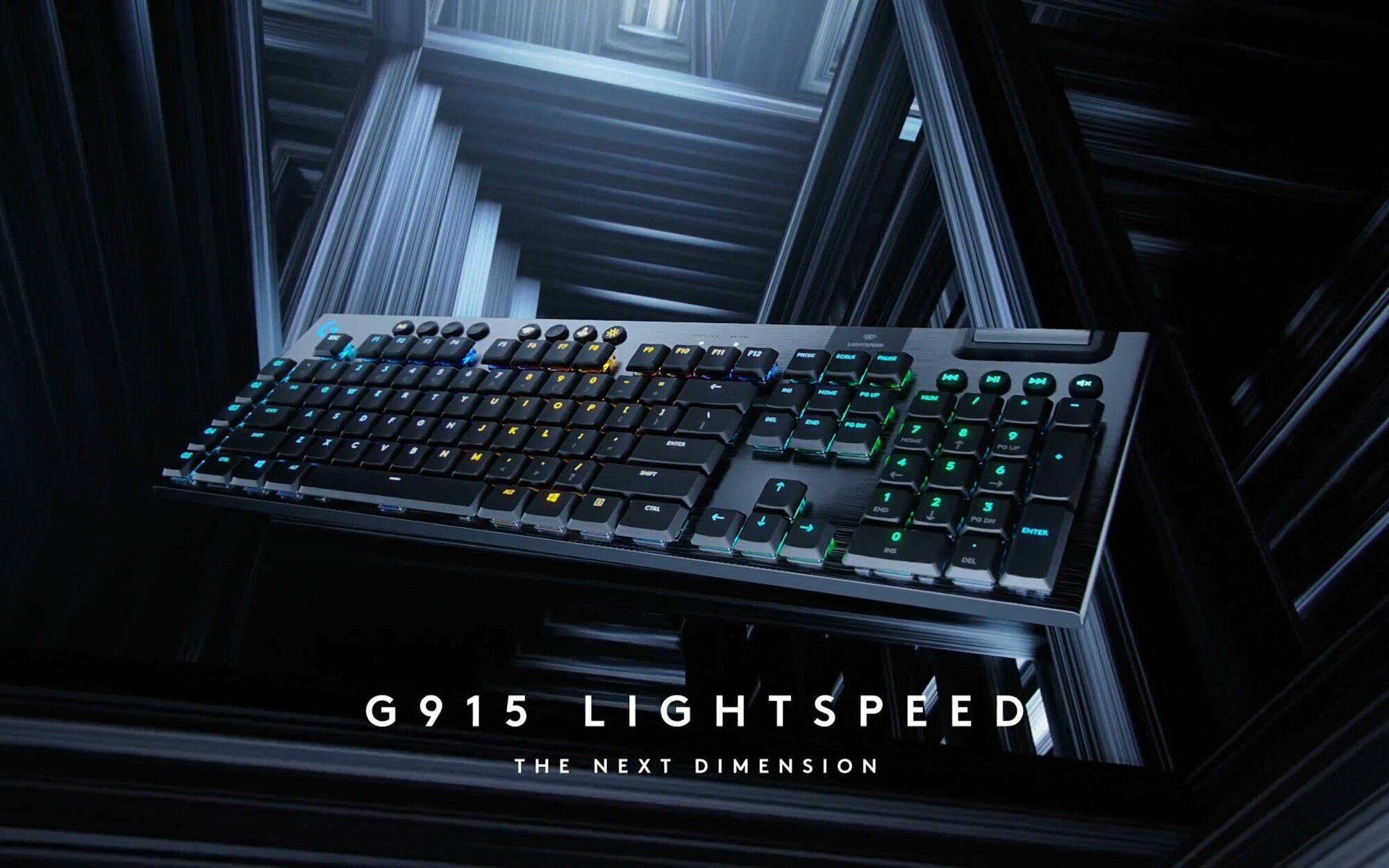 Клавиатура Logitech G915 X, беспроводная, механическая, подсветка, русская раскладка