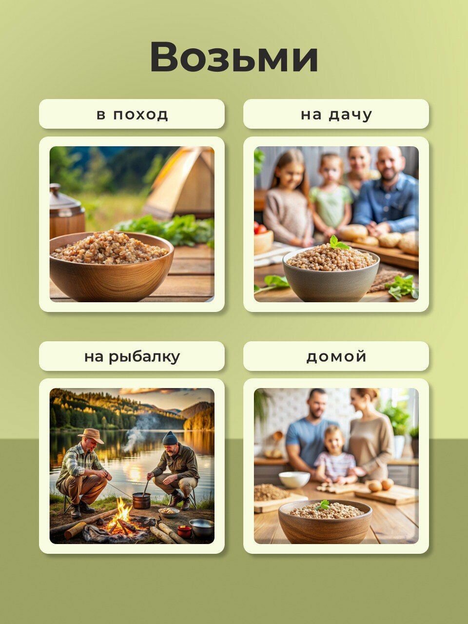 Тушенка Каша особая гречневая с тушеной говядиной 340 г. Стандарт - 15 шт — фото 1