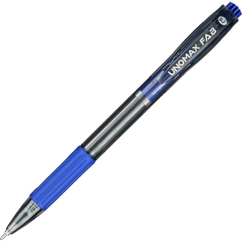 Ручка шариковая автомат  Unomax Unimax Fab GP 0 7мм  син  масл  манж
