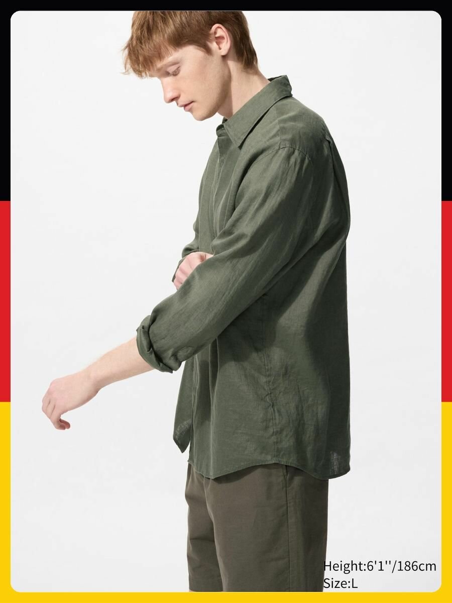 Рубашка Uniqlo Базовая коллекция, размер XXL