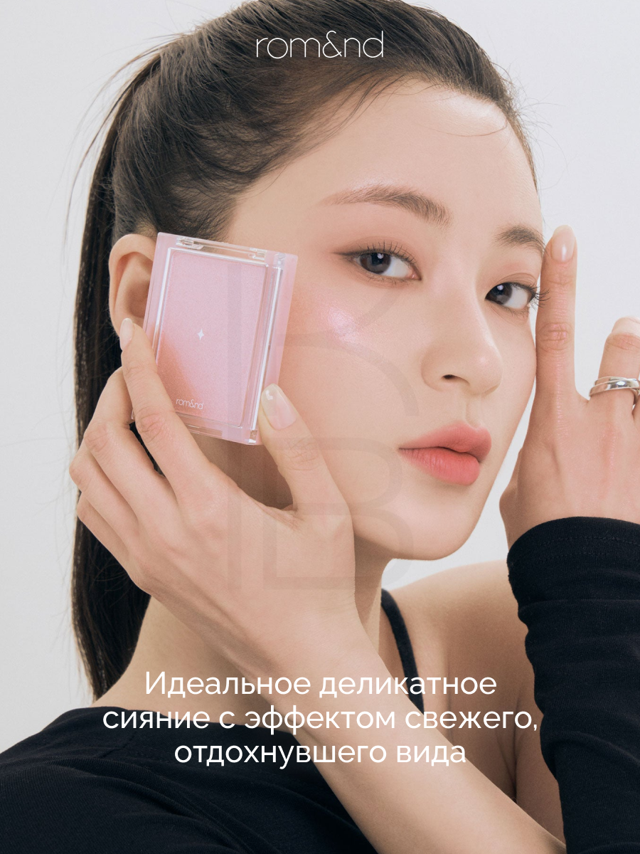 Хайлайтер для лица | ROM&ND SEE-THROUGH VEILLIGHTER 02 MOON KISSED VEIL — фото 1