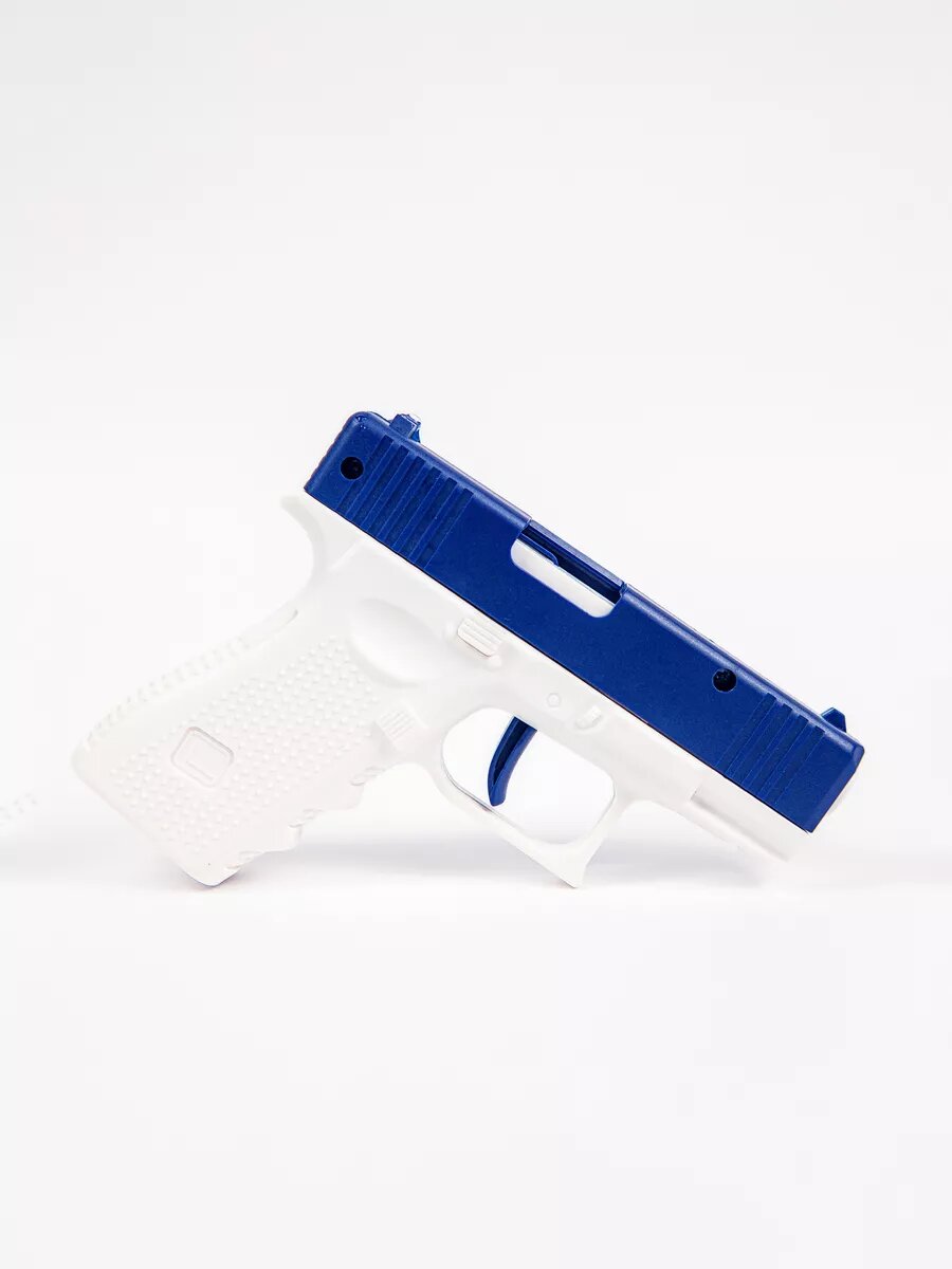 Водяной пистолет Glock 17, с отодвигающимся затвором (розовый) — фото 1